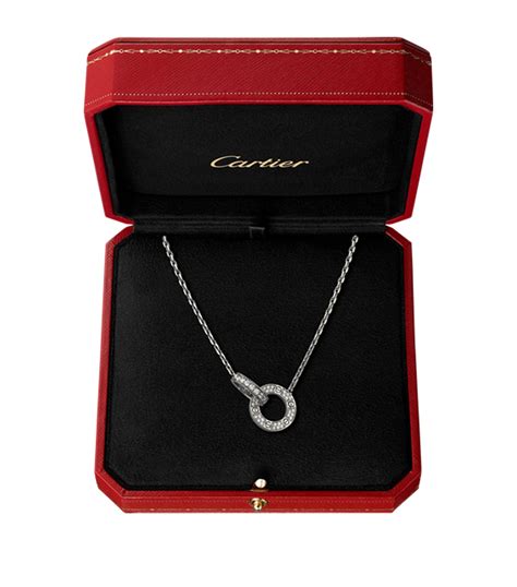 cartier love ring white gold|cartier love ring necklace white gold.